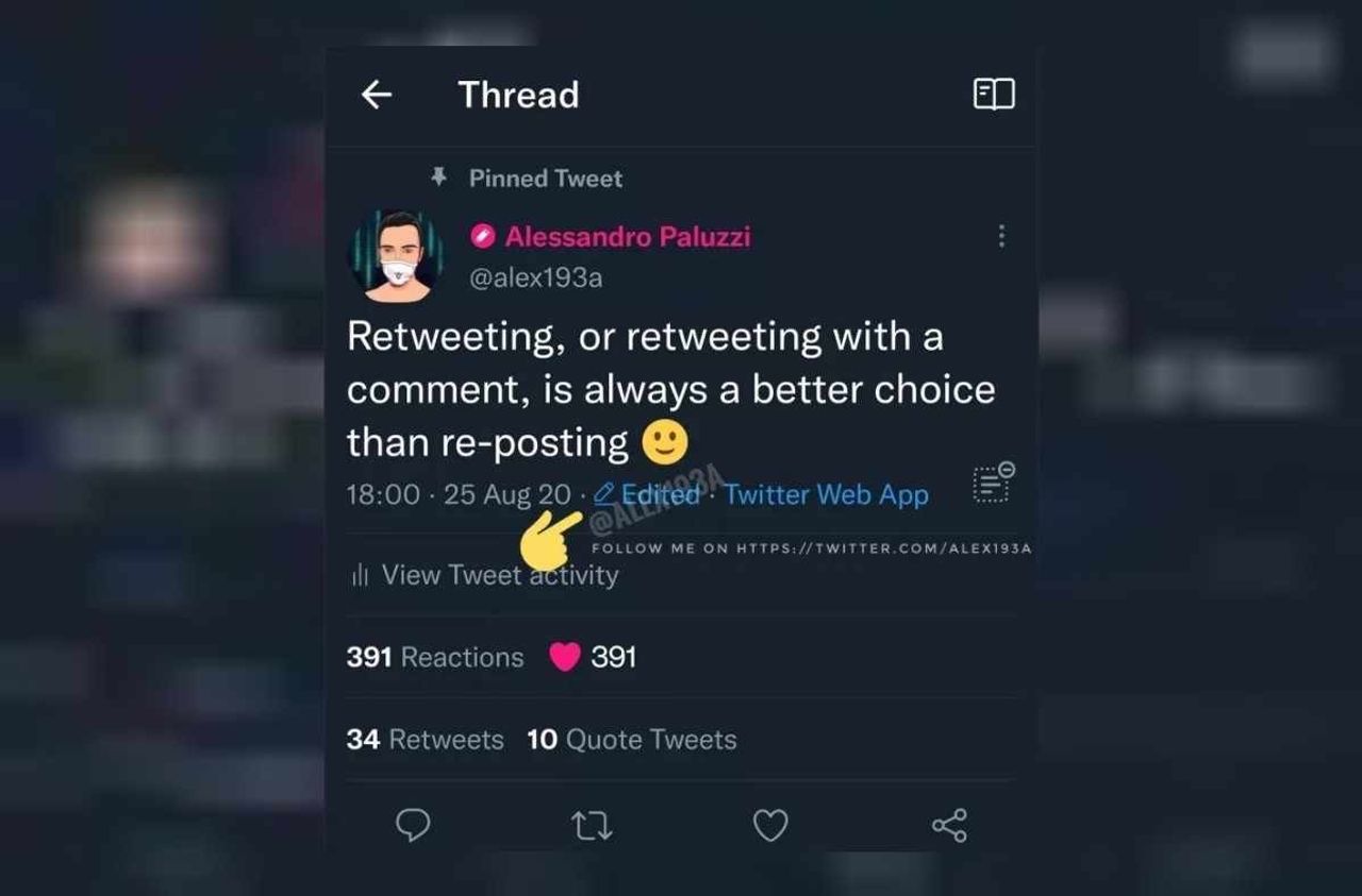 Twitter düzenle butonu detayları