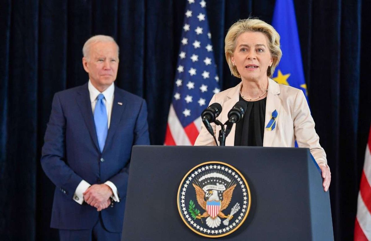 Ukrayna Başkanı Leyen basına konuştu