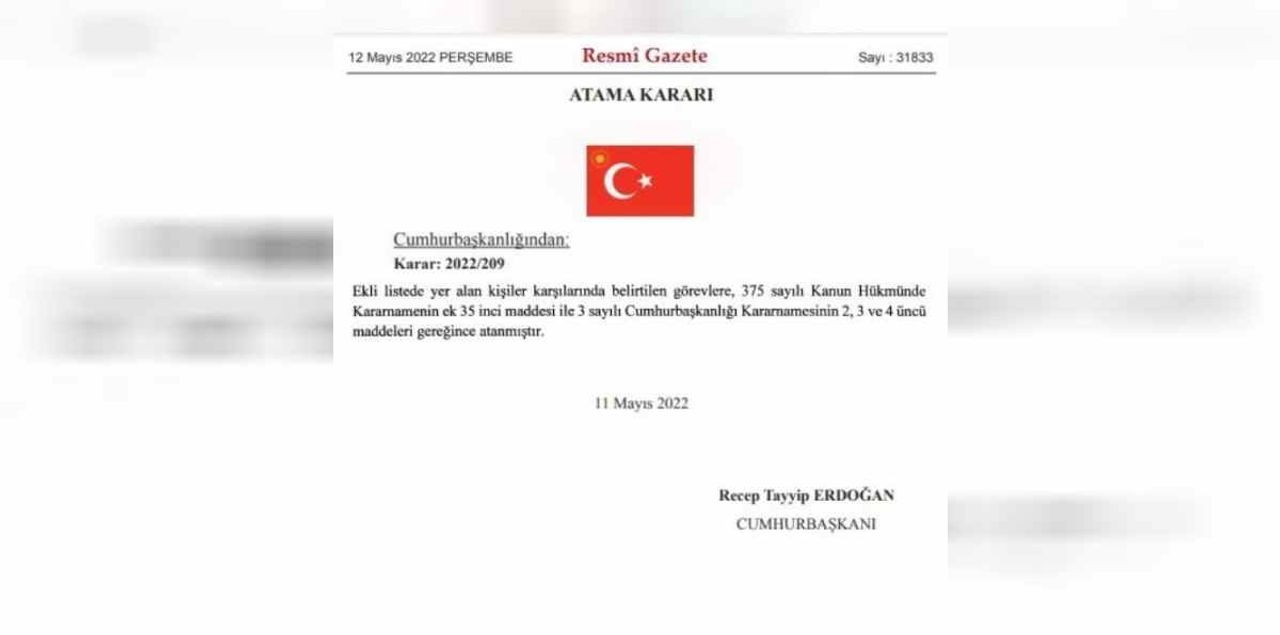 Valilik Kararnamesi