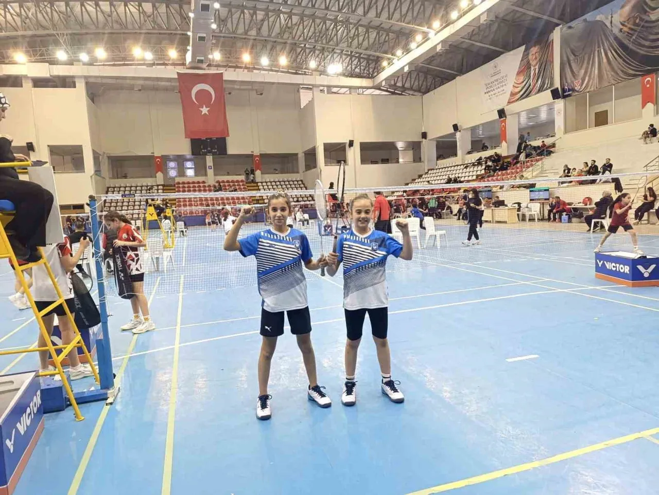 YUNUSEMRE BELEDİYESPOR'UN BAŞARILI BADMİNTONCULARI ELİF ADA CEYLAN VE IRMAK DENKTAŞ, AMASYA'DA...