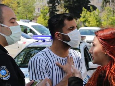 Denetimde Ceza Kesilince Göz Yaşlarına Hakim Olamadı