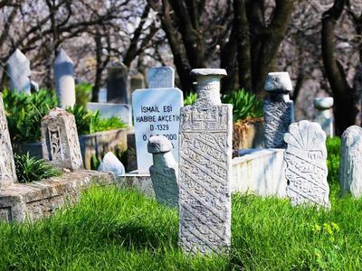 Annesinin mezarına kamera koydu ve gördükleri karşısında şok oldu!