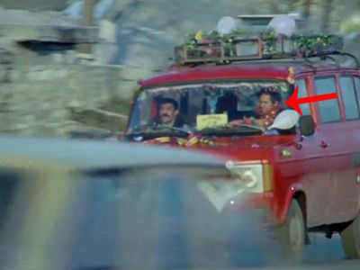 O filmdeki hata seneler sonra ortaya çıktı