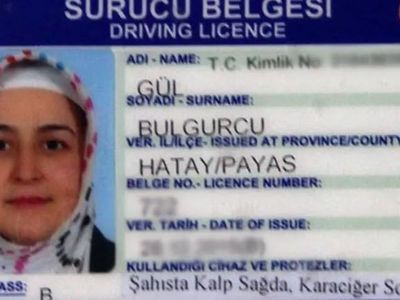 Hatay'da Ehliyetine Yazdırdığı Yazıyı Görenler Çok Şaşırıyor