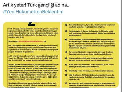 Kıymet bilmezler işbaşında! Yeni gelecek hükümetten beklentiler İslam düşmanlarının gerçek yüzünü ortaya çıkardı