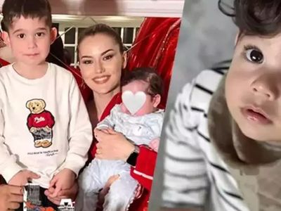 Güzel oyuncu Fahriye Evcen 13 aylık oğluyla sette: Bakın küçük Özçivit kime benzetildi!