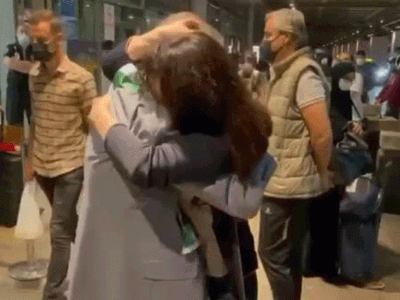 Birbirlerini 12 yıldır göremeyen Suriyeli baba ve kızı İstanbul'da buluştu