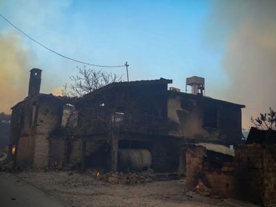 Antalya - Manavgat'ta Çıkan Yangından İç Burkan Görüntüler