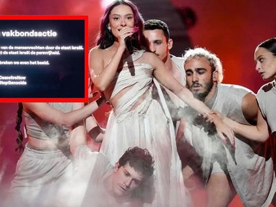 Eurovision'da İsrail'e büyük tepki! Onlar sahnedeyken canlı yayın kesildi, o mesaj paylaşıldı: ''Şimdi ateşkes!''