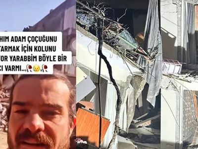Hakan Hatipoğlu deprem bölgesinden ağlaya ağlaya paylaştı: Enkazdaki adam bebeğin kurtulması için kolunun kesilmesini kabul etti