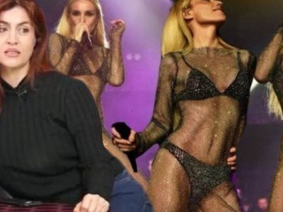 Tuğba Ekinci bu kez Gülşen’in göğüslerini hedef aldı! Sahne kıyafetiyle olay yaratan Gülşen’in o görüntüleri alay konusu oldu