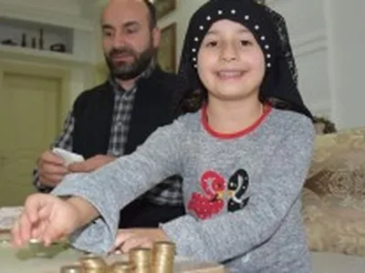 Milli Dayanışma Kampanyası'na 6 Yaşındaki Fatmanur'dan Destek!