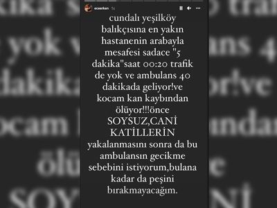 Ece Erken Eşi Şafak Mahmutyazıcıoğlu’nun Katilinin Fotoğrafını Paylaştı