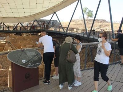 Göbeklitepe'ye Yerli ve Yabancı Turistler Akın Etti