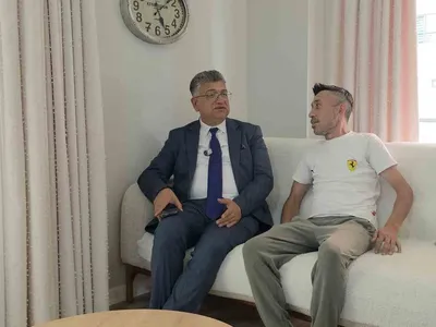 Rektör Kızıltoprak'tan gazi Mehmet Tüfek'e anlamlı ziyaret: 18 yıl aradan sonra uyku sevinci