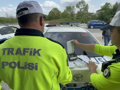 Düzce'de trafik denetimlerinde 216 araç men edildi