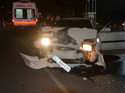 Ordu'da zincirleme trafik kazası: 4 kişi yaralandı