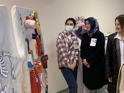 1. Anatomi Materyalleri Sergisi: Farklı maddeler anatomik materyallere dönüştü