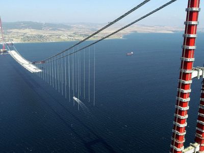 1915 Çanakkale Köprüsü'nde Kıtalar Arası Yürüyüş