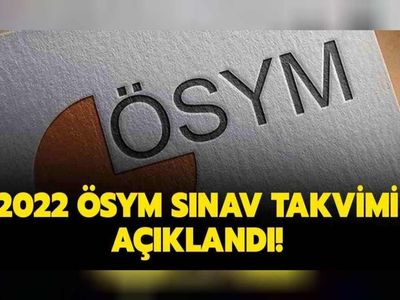 2022 ÖSYM KPSS başvuru ve sınav tarihleri