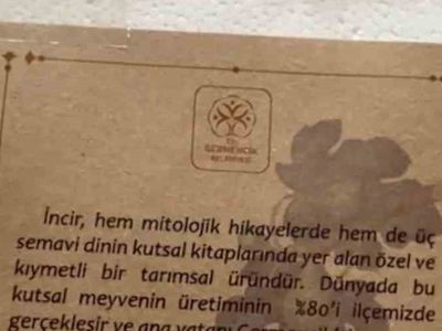 Murat Dalkılıç'tan Burak Zencirci'ye incir teşekkürü