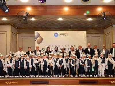 Akyurt'ta geleneksel sünnet şöleni renkli görüntülere sahne oldu