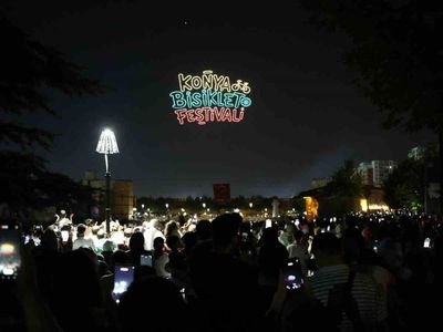Konya bisiklet festivalinin açılışı büyük bir coşkuyla kutlandı