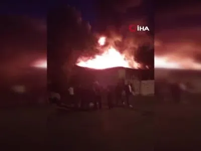 Ümraniye gecekondu yangını mahallede paniğe yol açtı