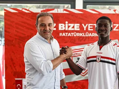Samsunspor 18 yaşındaki Çadlı yeteneği Mbatoloum Daniel ile 5 yıllık sözleşme imzaladı