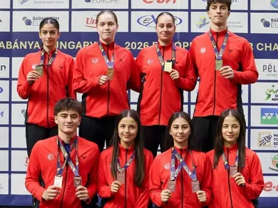 Türkiye genç badmintoncuları Avrupa'da zafer kazandı