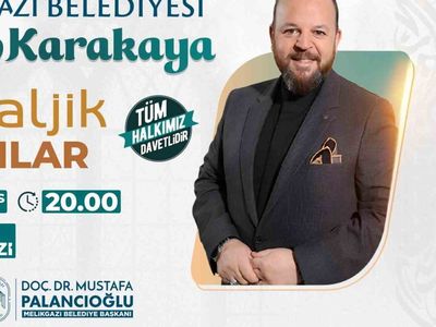 Çarşı Melikgazi'de nostaljik bir müzik gecesi: Necip Karakaya sahne alacak