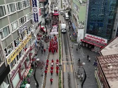 Karabük'te gaziler için anlamlı yürüyüş düzenlendi