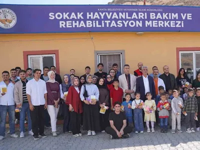 Kahta Belediyesi’nden hayvan dostları için anlamlı etkinlik