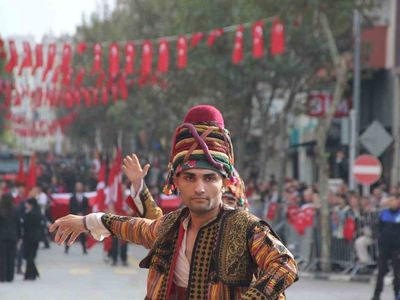 Cumhuriyet coşkusunu jandarma komandoları artırdı