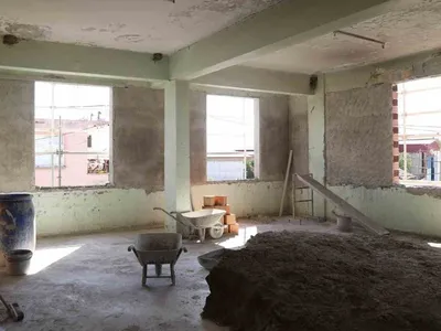 Nazilli kırsalında köy konağına yenilik getiriliyor