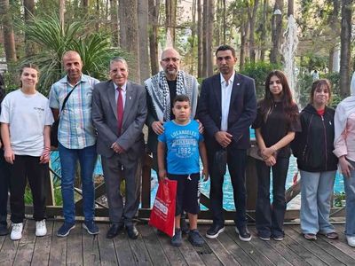 Filistin masa tenisi milli takımı sakarya'da dostluk mesajları verdi