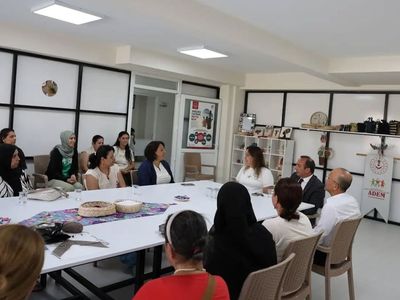 Çine Kaymakamı Erdoğan Aile Destek Merkezi'ni ziyaret etti