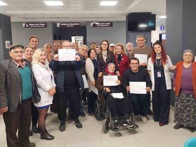 Bozdoğan'da çocuklar bisiklet kortejiyle cumhuriyeti kutladı