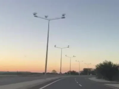 Leylekler muratlı'da aydınlatma direklerini tercih etti