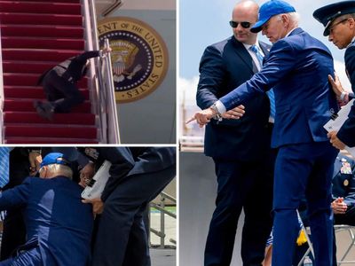 ABD Başkanı Biden yere düştü: Alandakiler ne yapacağını şaşırdı