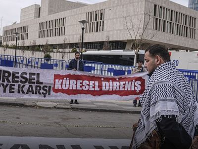 ABD Büyükelçiliği Önünde Protesto: Mescid-i Aksa’nın Kapatılması ve İran’a Saldırılar Tepki Çekti