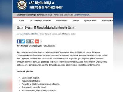 ABD elçiliğinden ilginç uyarı: CHP'nin İstanbul mitingine dair şaşırtıcı açıklama yaptı
