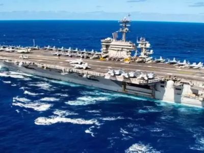 ABD'den İsrail'e Destek: USS Theodore Roosevelt İran Kıyılarında