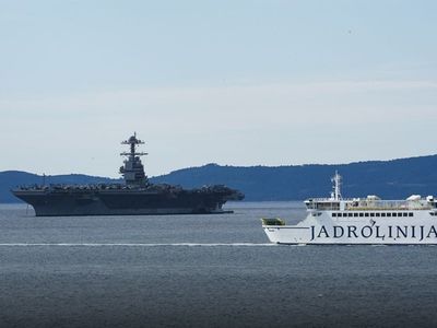 ABD’nin Dev Uçak Gemisi USS Gerald Ford Bakım İçin Hırvatistan’da