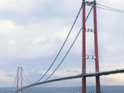 Açılışına Sayılı Günler Kala Çanakkale Köprüsü'nde Muhteşem Detay!