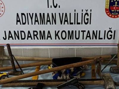 Adıyaman'da Kaçak Kazı Yapan 7 Şahıs Yakalandı