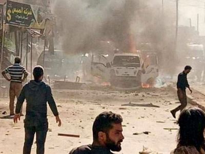 YPG/PKK Terör Örgütü, Afrin'de Bomba Yüklü Araçla Sivillere Saldırdı!