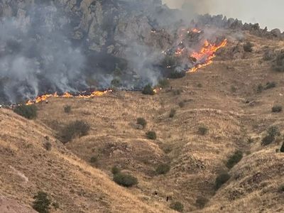 Afyonkarahisar'daki Yangına Hızlı Müdahale