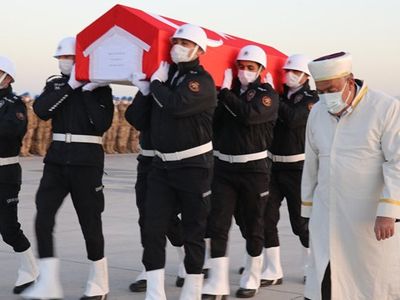 Ağrı Şehidi Memleketine Uğurlandı