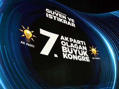 AK Parti 7. Olağan Büyük Kongresi Ankara Spor Salonu'nda Yapılıyor